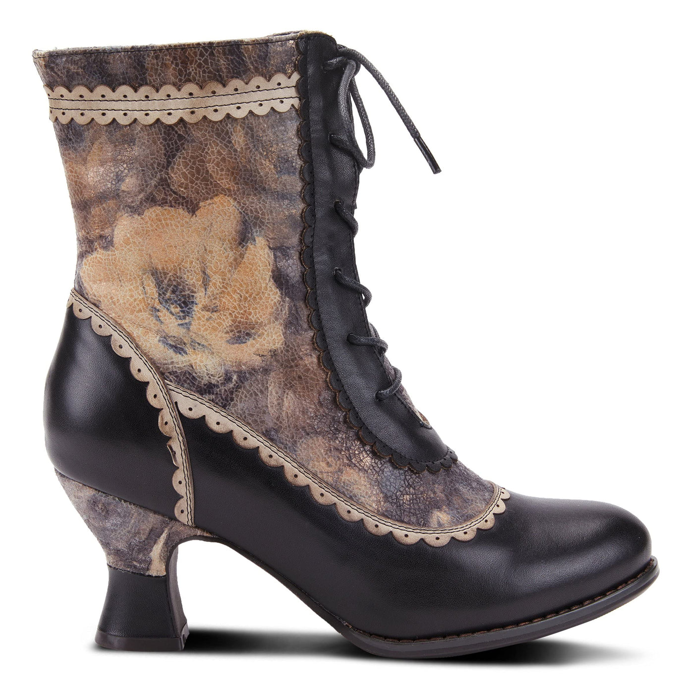 L’Artiste by Spring Step Women's Bewitch-Floral Ankle Boot