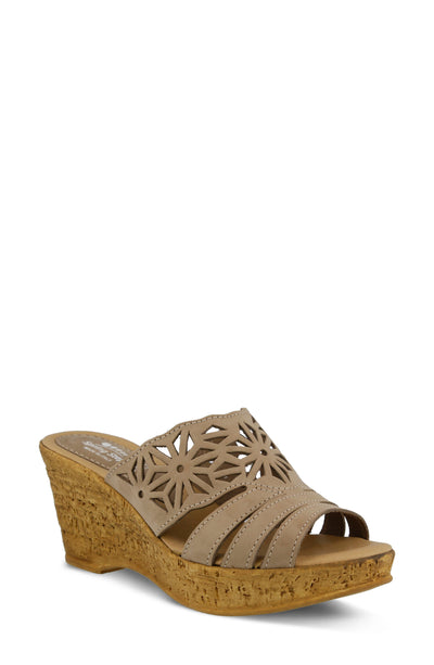 Spring Step Women's Dora Sandal, Beige, 5