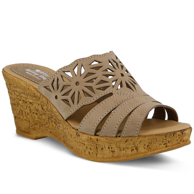 Spring Step Women's Dora Sandal, Beige, 5