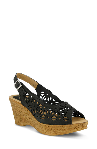 Spring Step Women's Abigail Slingback Sandal,Black,41 EU/9.5 - 10 M US
