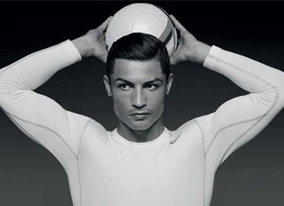 CRISTIANO RONALDO CR7 Men's 3-Pack Cotton Briefs - Black/Grey/White - XL