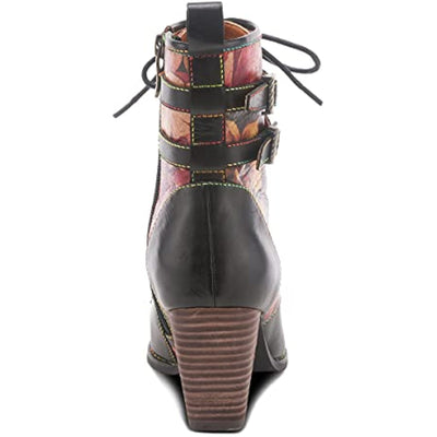 Spring Step L'Artiste Women's Harmonia Bootie Black Multi EU 36 / US 5.5-6