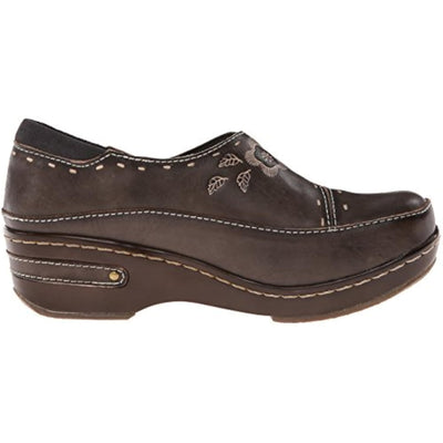 L'Artiste by Spring Step Women's Burbank Mule, Gray, 43 EU/11.5-12 M US