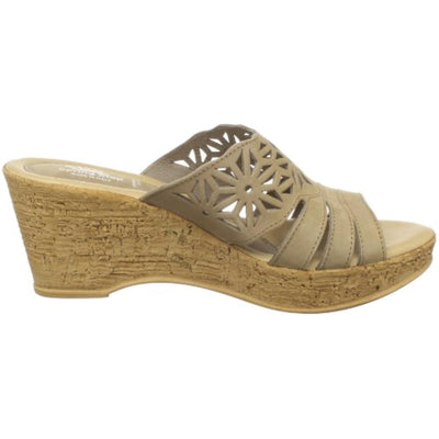 Spring Step Women's Dora Sandal, Beige, 7.5-8
