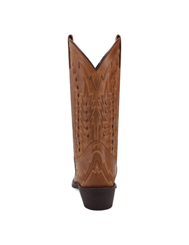 Laredo Men's Silverdale Western Boot, Tan, 10.5