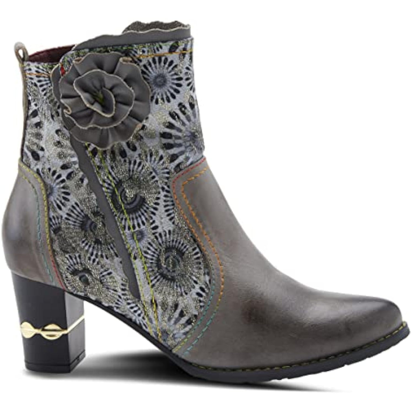 Spring Step L'Artiste Women's Femfatale Boots Grey Multi EU 37 / US 6.5-7