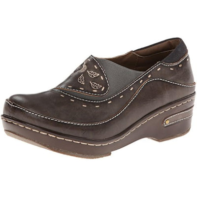 L'Artiste by Spring Step Women's Burbank Mule, Gray, 43 EU/11.5-12 M US