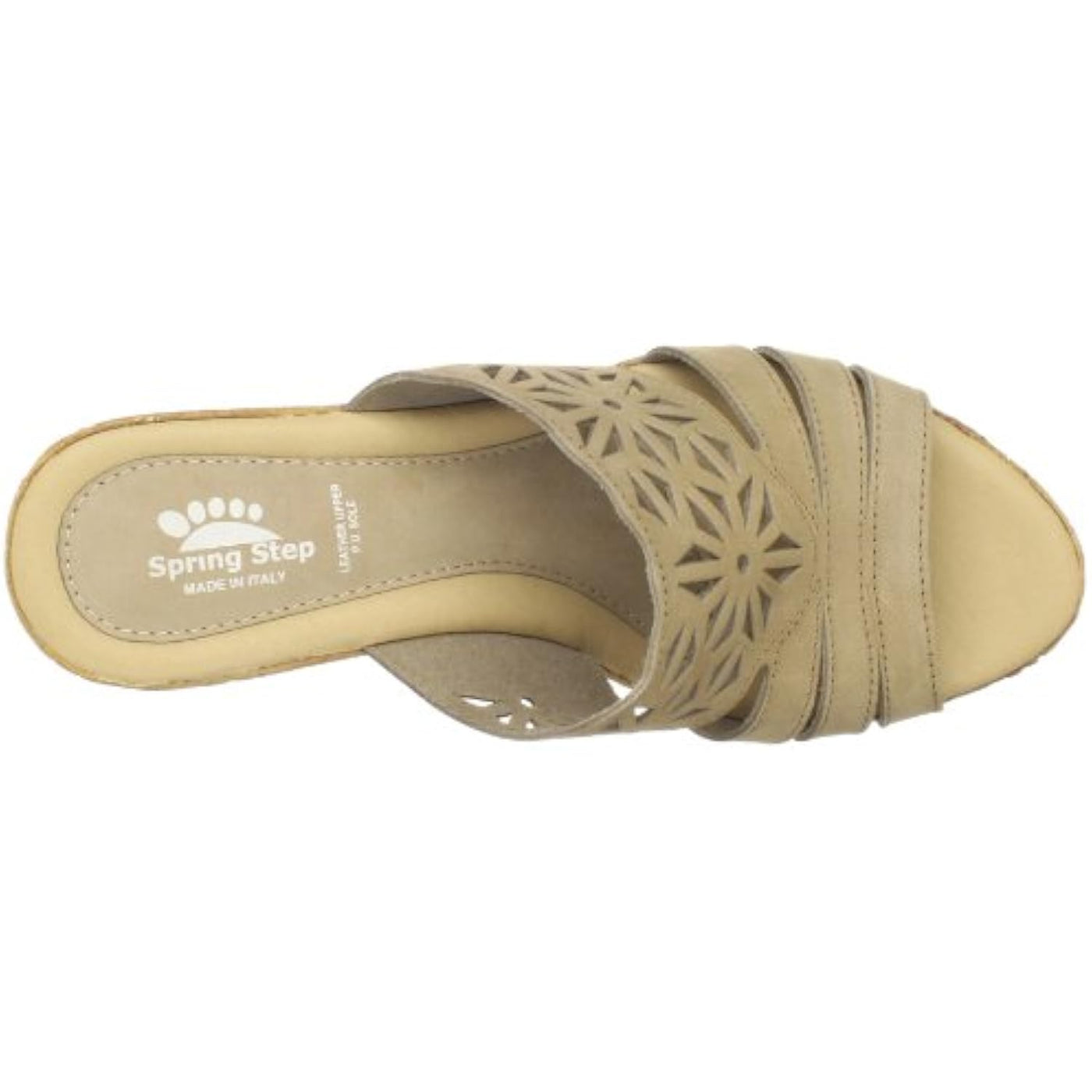 Spring Step Women's Dora Sandal, Beige, 7.5-8