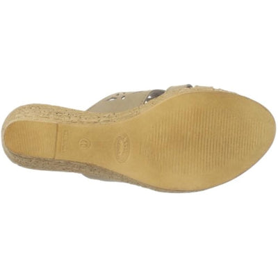 Spring Step Women's Dora Sandal, Beige, 7.5-8