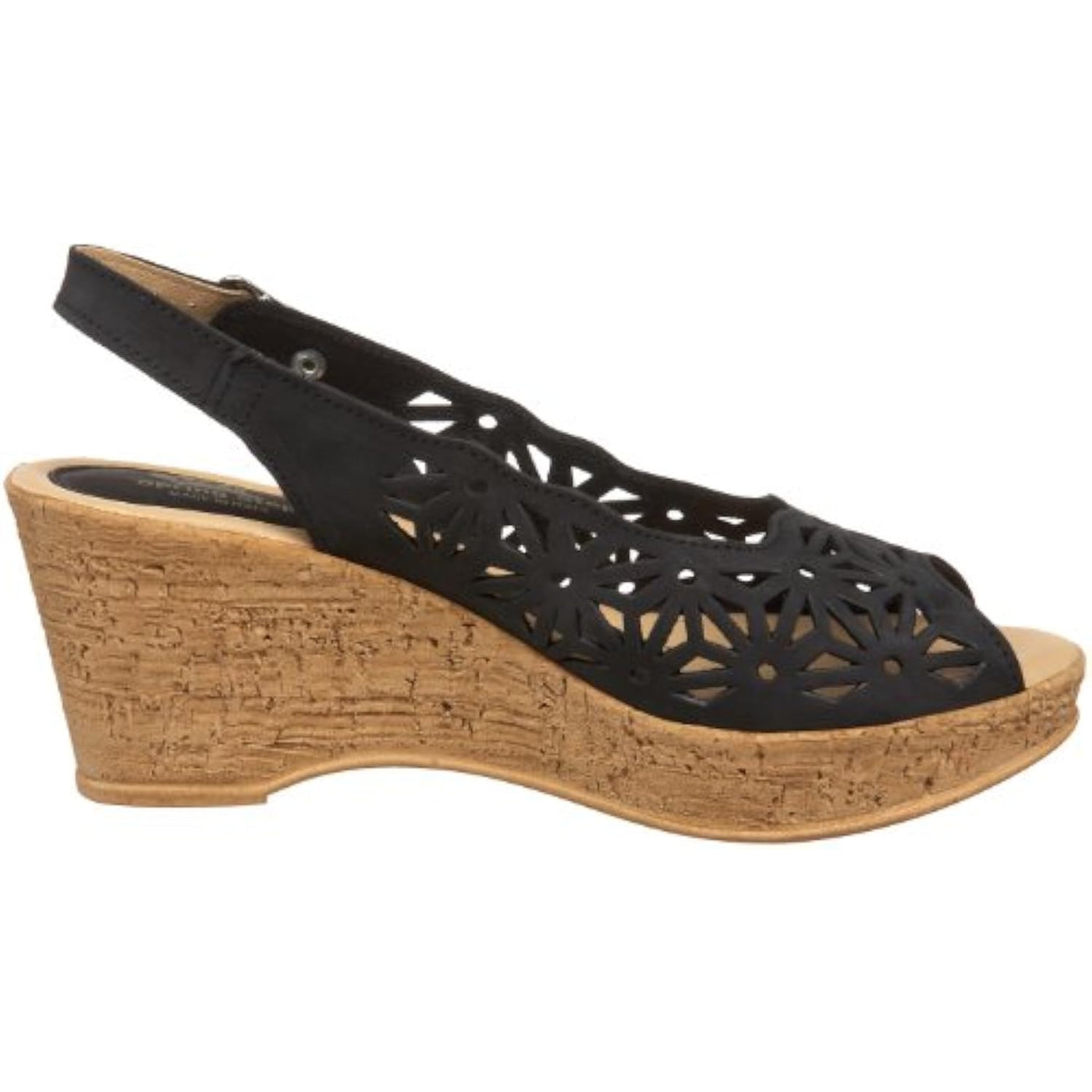 Spring Step Women's Abigail Slingback Sandal,Black,38 EU/7.5 - 8 M US