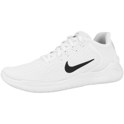 Nike Mens Free Rn 2018 Running Shoe, White/White, 9