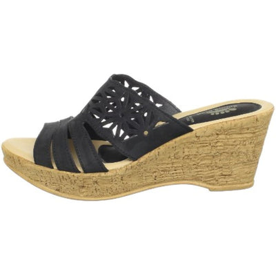 Spring Step Women's Dora Sandal, Black, 7.5-8