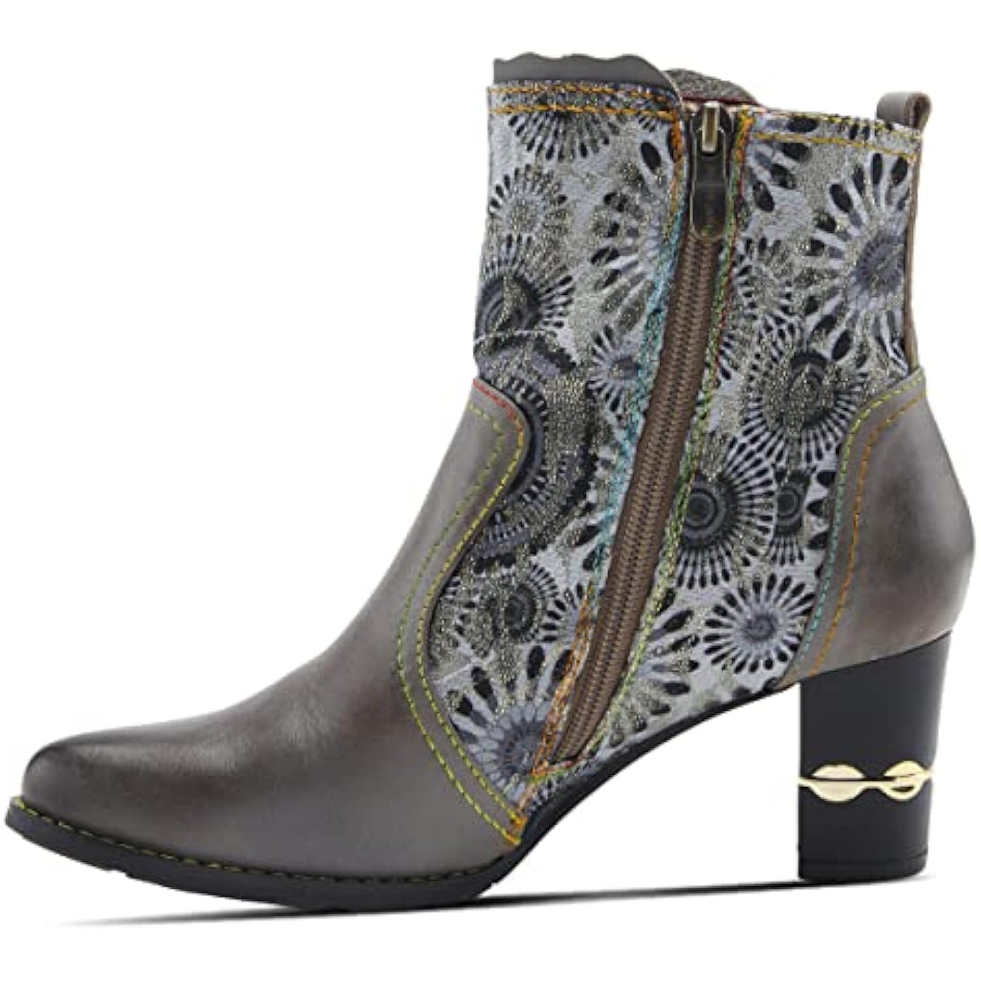 Spring Step L'Artiste Women's Femfatale Boots Grey Multi EU 37 / US 6.5-7