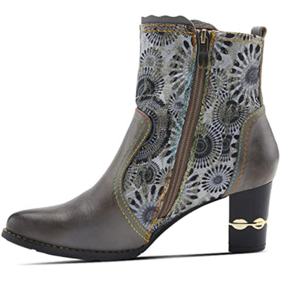 Spring Step L'Artiste Women's Femfatale Boots Grey Multi EU 37 / US 6.5-7