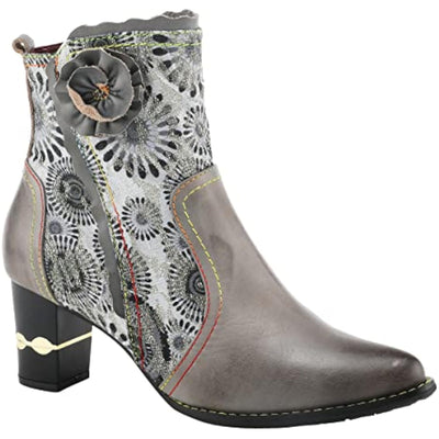 Spring Step L'Artiste Women's Femfatale Boots Grey Multi EU 37 / US 6.5-7