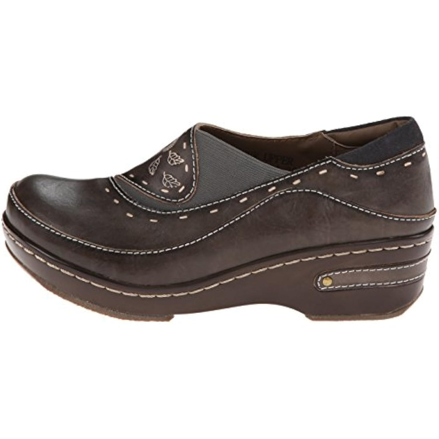 L'Artiste by Spring Step Women's Burbank Mule, Gray, 43 EU/11.5-12 M US