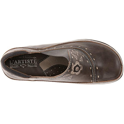 L'Artiste by Spring Step Women's Burbank Mule, Gray, 43 EU/11.5-12 M US
