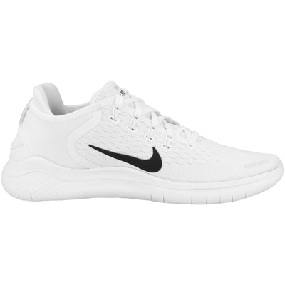 Nike Mens Free Rn 2018 Running Shoe, White/White, 9