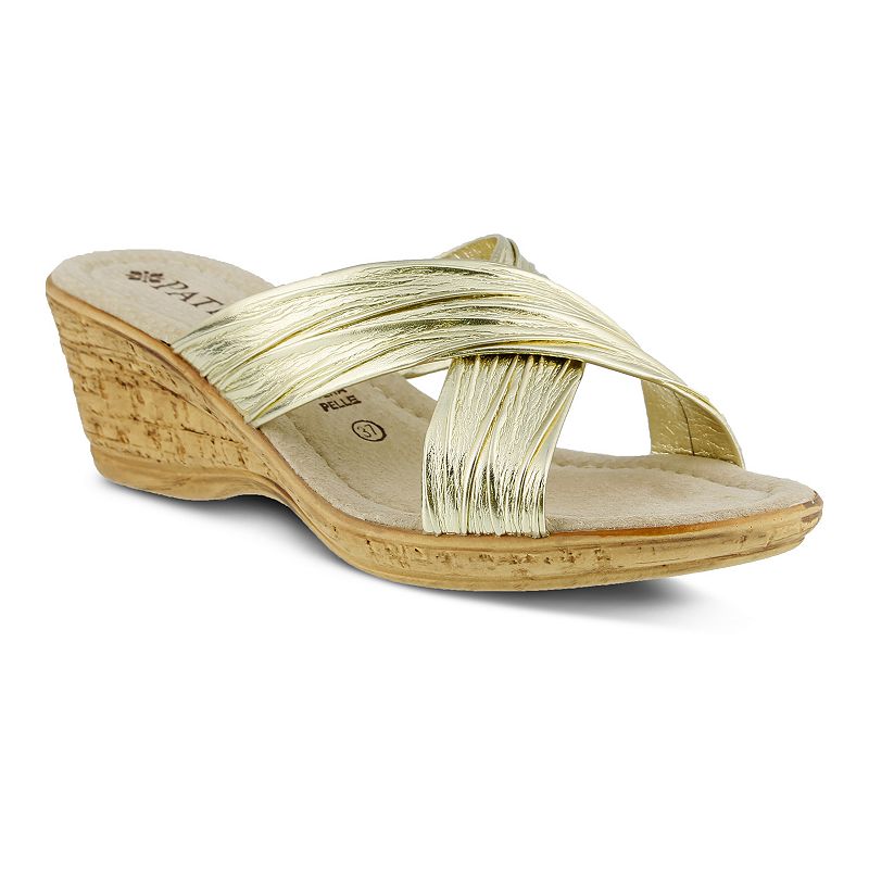 Patrizia Marge Women's Slide Sandals, Size: 38, Yellow