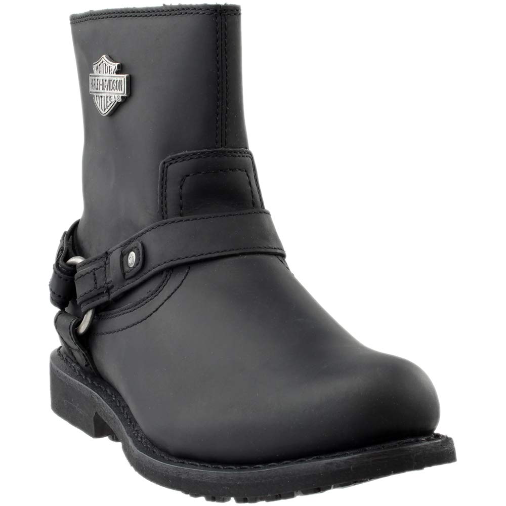 HARLEY-DAVIDSON FOOTWEAR Men's Scout Leather Motorcycle Harness Casual Boot, Black, 10