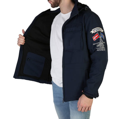 Geographical Norway Target-Zip_Man Outerwear Jacket Blue