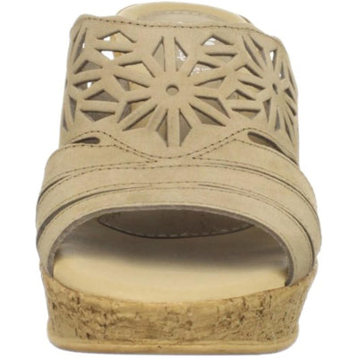 Spring Step Women's Dora Sandal, Beige, 7.5-8