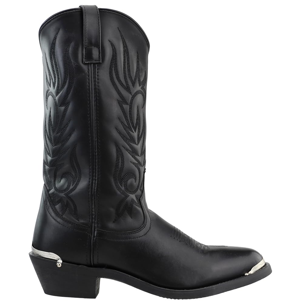 Laredo Mens Paris Round Toe Casual Boots Mid Calf - Black - Size 12 2E_M