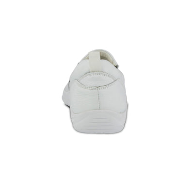 Spring Step Men's Beckham Uniform Dress Shoe, White, 8-8.5