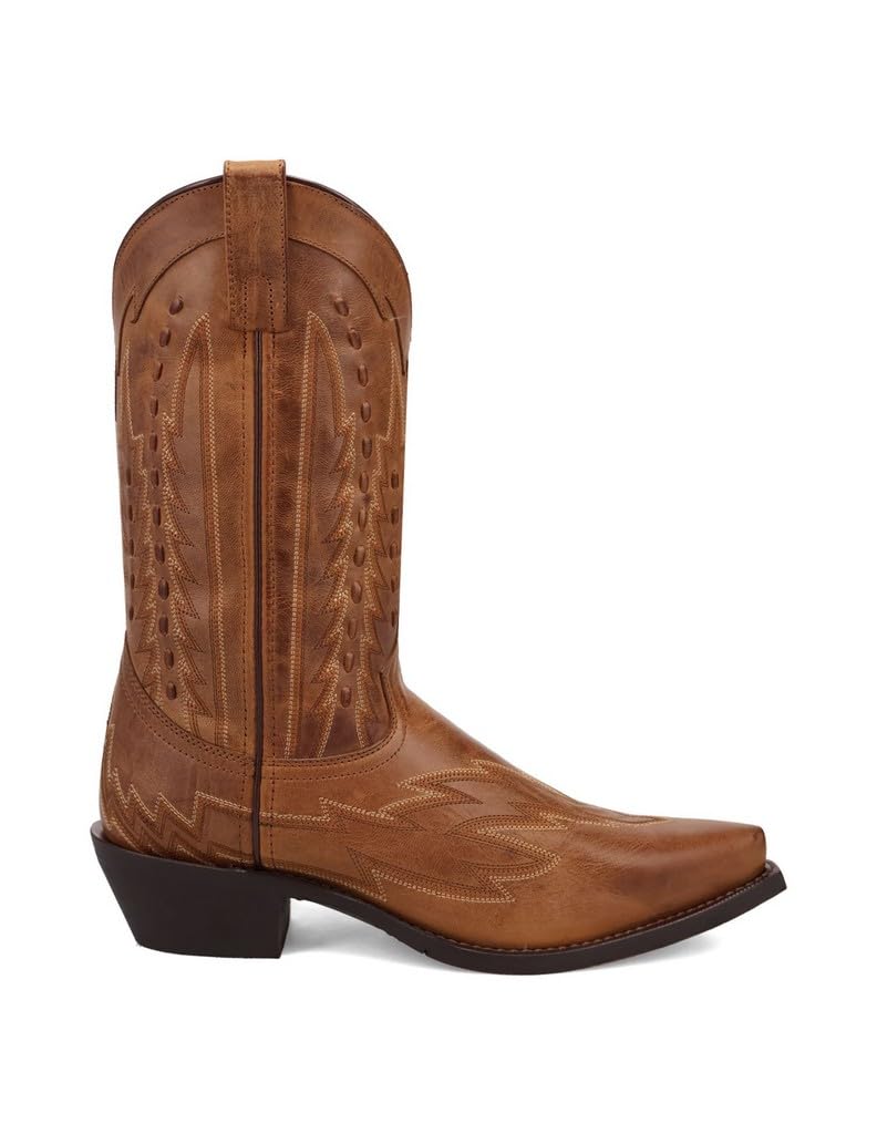 Laredo Men's Silverdale Western Boot, Tan, 10.5