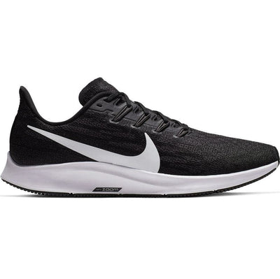 Nike Men's Air Zoom Pegasus 36 Running Shoes (Black/White-Thunder Grey, 10.5)