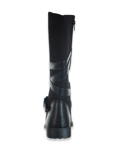 Rachel Shoes Girls' Berkley Tall Boots - black, 7 toddler