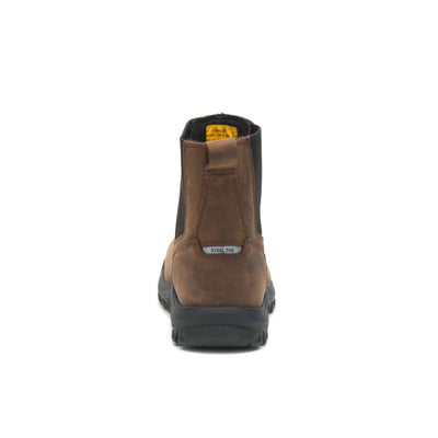 Cat Footwear mens Wheelbase Steel Toe Work Boot, Clay, 9 US