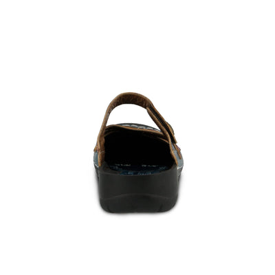 L'artiste by Spring Step Women's Copa Flat Sandal, Blue/Multi, 41 EU/9.5-10 M US
