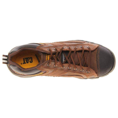 CAT Footwear Mens Argon Composite Toe Work Shoes Casual Work & Safety Shoes, Brown