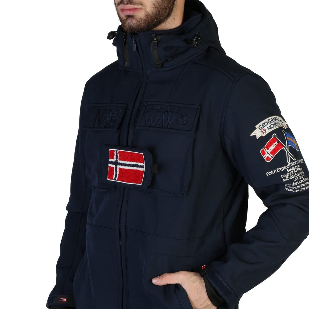 Geographical Norway Target-Zip_Man Outerwear Jacket Blue