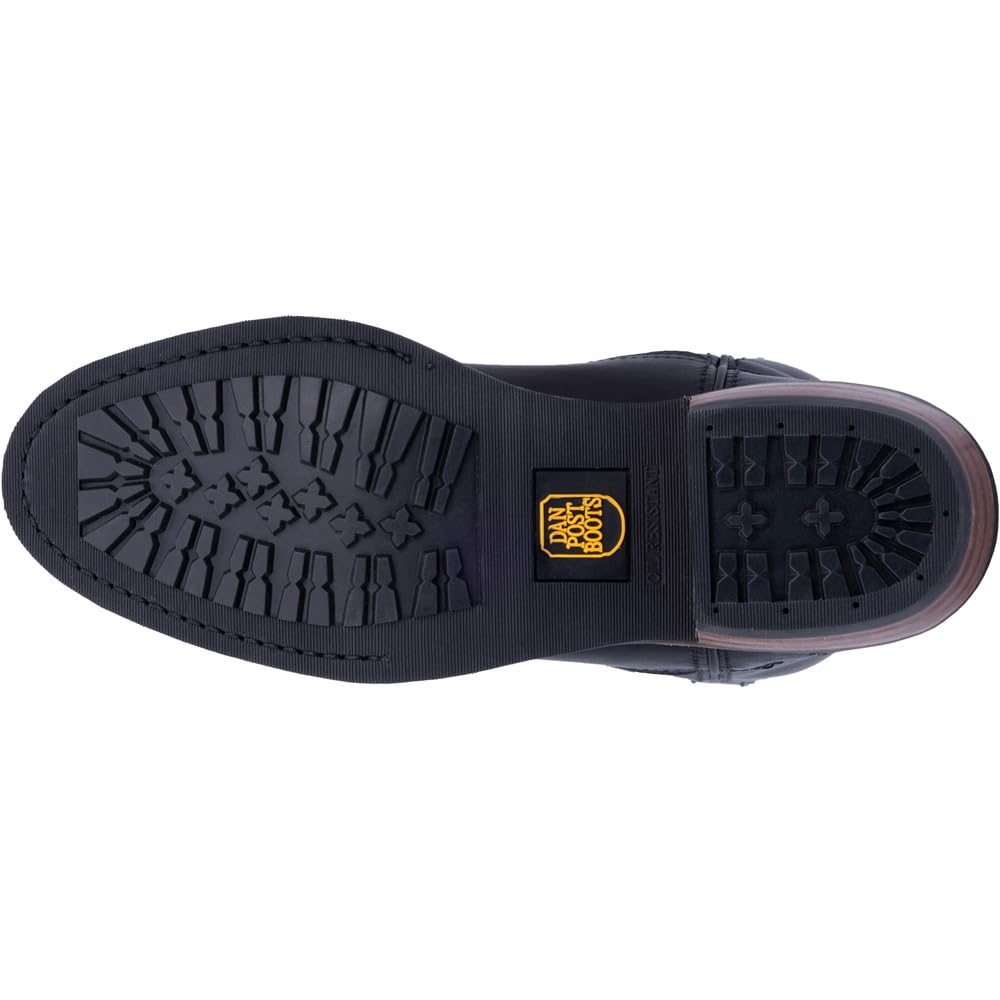 Dan Post Boots Mens Albuquerque 12" Waterproof Composite Toe Work Safety Shoes Casual - Black - Size 9 EW