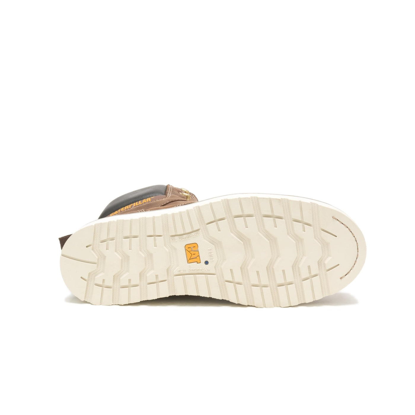 Cat Footwear Calibrate Steel Toe Construction Boot, Mens Khaki, 8.5