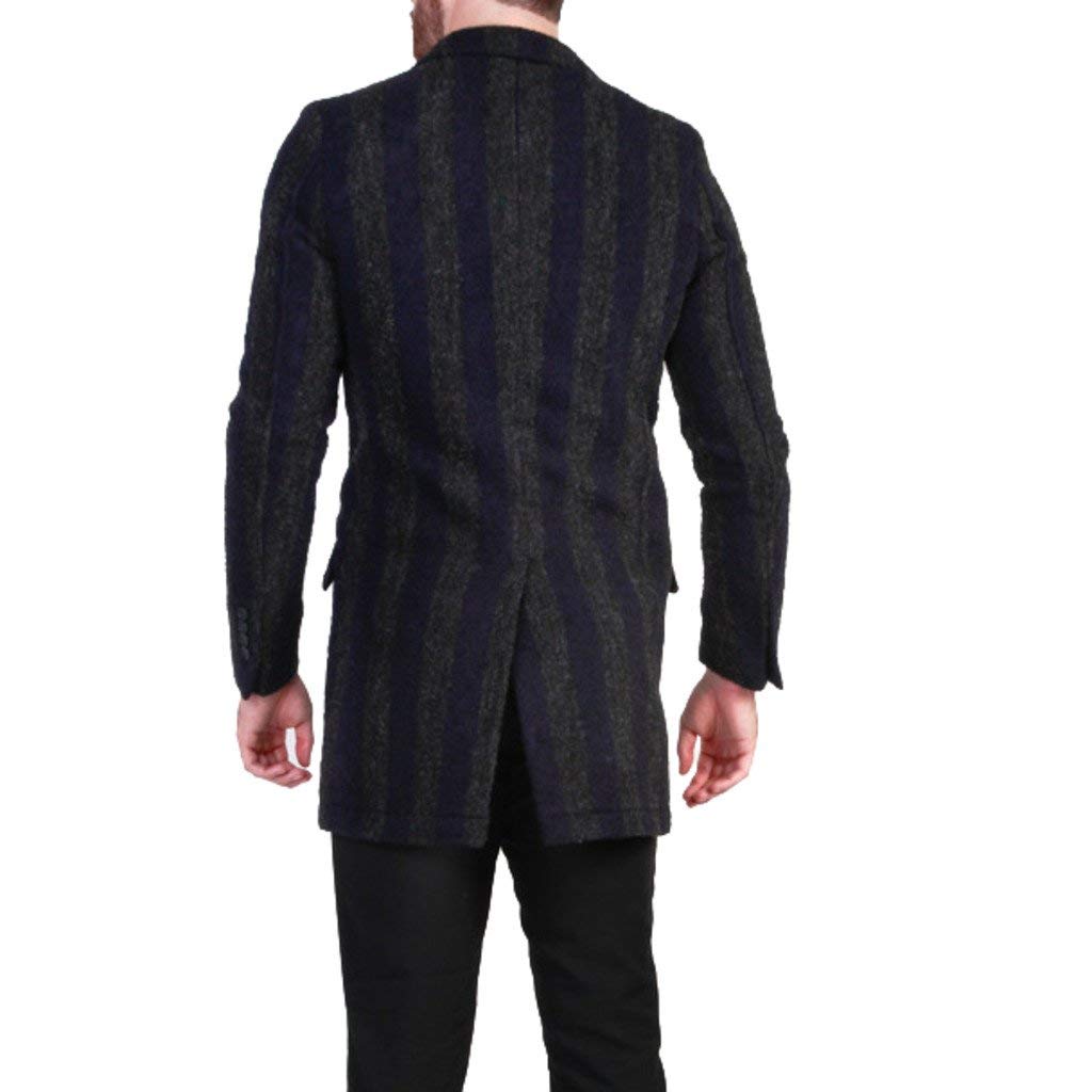 Made in Italia AMERIGO Coats Color: Blue, Size: 48
