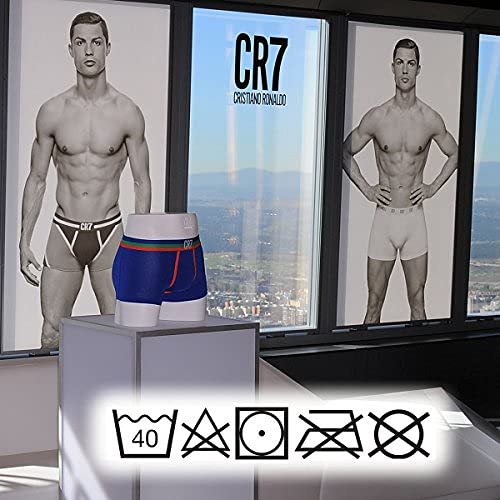 CRISTIANO RONALDO CR7 Men's 3-Pack Cotton Briefs - Black/Grey/White - XL