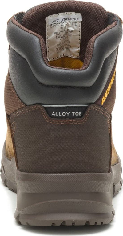 CAT Footwear Men's Charge Waterproof Alloy Toe Construction Boot, Brown Sugar, 10.5