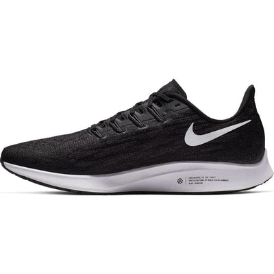 Nike Men's Air Zoom Pegasus 36 Running Shoes (Black/White-Thunder Grey, 10.5)
