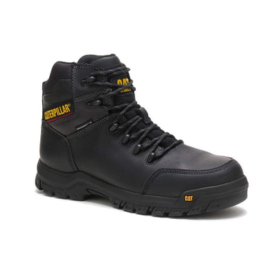 Cat Footwear Men's Resorption Composite Toe Waterproof Industrial Boot, Black, 9