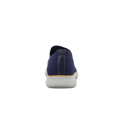 Spring Step Anders Mens Slip-On Shoes - Comfortable Loafer Shoes with Full Length Insole - Lightweight Casual Loafers for Men - Navy EU 41 / US 8-8.5