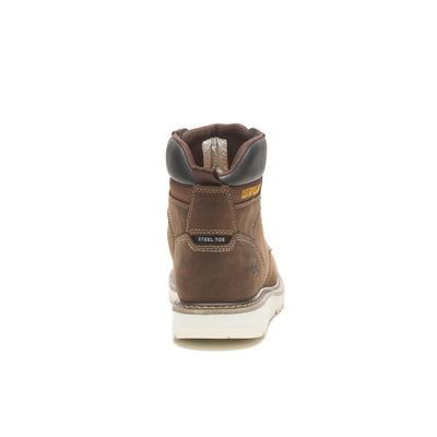 Cat Footwear Calibrate Steel Toe Construction Boot, Mens Khaki, 10