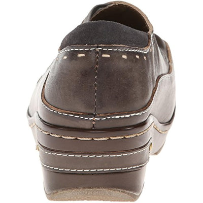 L'Artiste by Spring Step Women's Burbank Mule, Gray, 43 EU/11.5-12 M US
