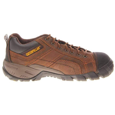 CAT Footwear Mens Argon Composite Toe Work Shoes Casual Work & Safety Shoes, Brown