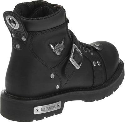 HARLEY-DAVIDSON FOOTWEAR Men's Brake Buckle Boot,Black,8.5 M