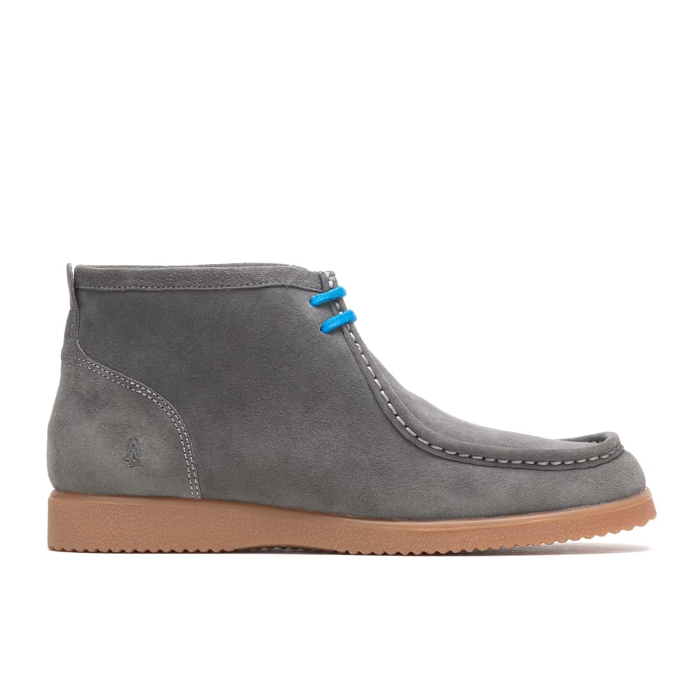 Hush Puppies Men's Bridgeport 2 Chukka Boot, Dark Grey Suede, 10