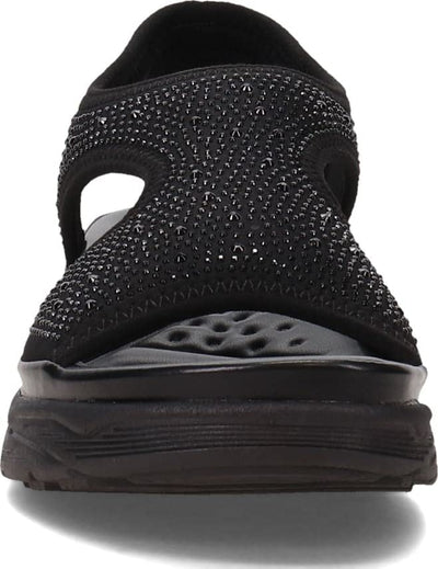 Flexus Women's Mallo Slingback Sandal Black EU 40 / US 9