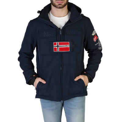 Geographical Norway Target-Zip_Man Outerwear Jacket Blue